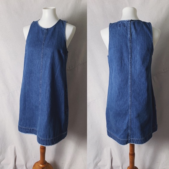 J. Crew Dresses & Skirts - J. CREW Denim Shift Dress in Juniper Wash Size 6